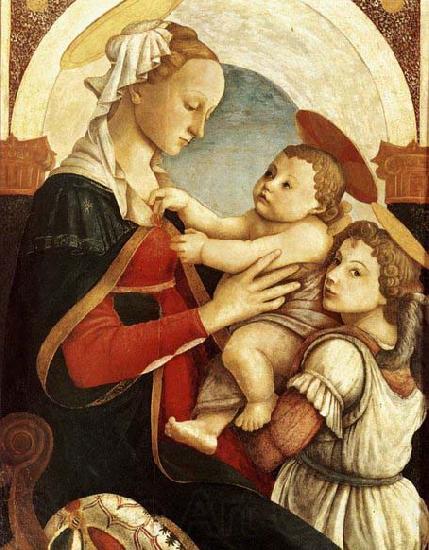 Sandro Botticelli Madonna and Child with an Angel France oil painting art